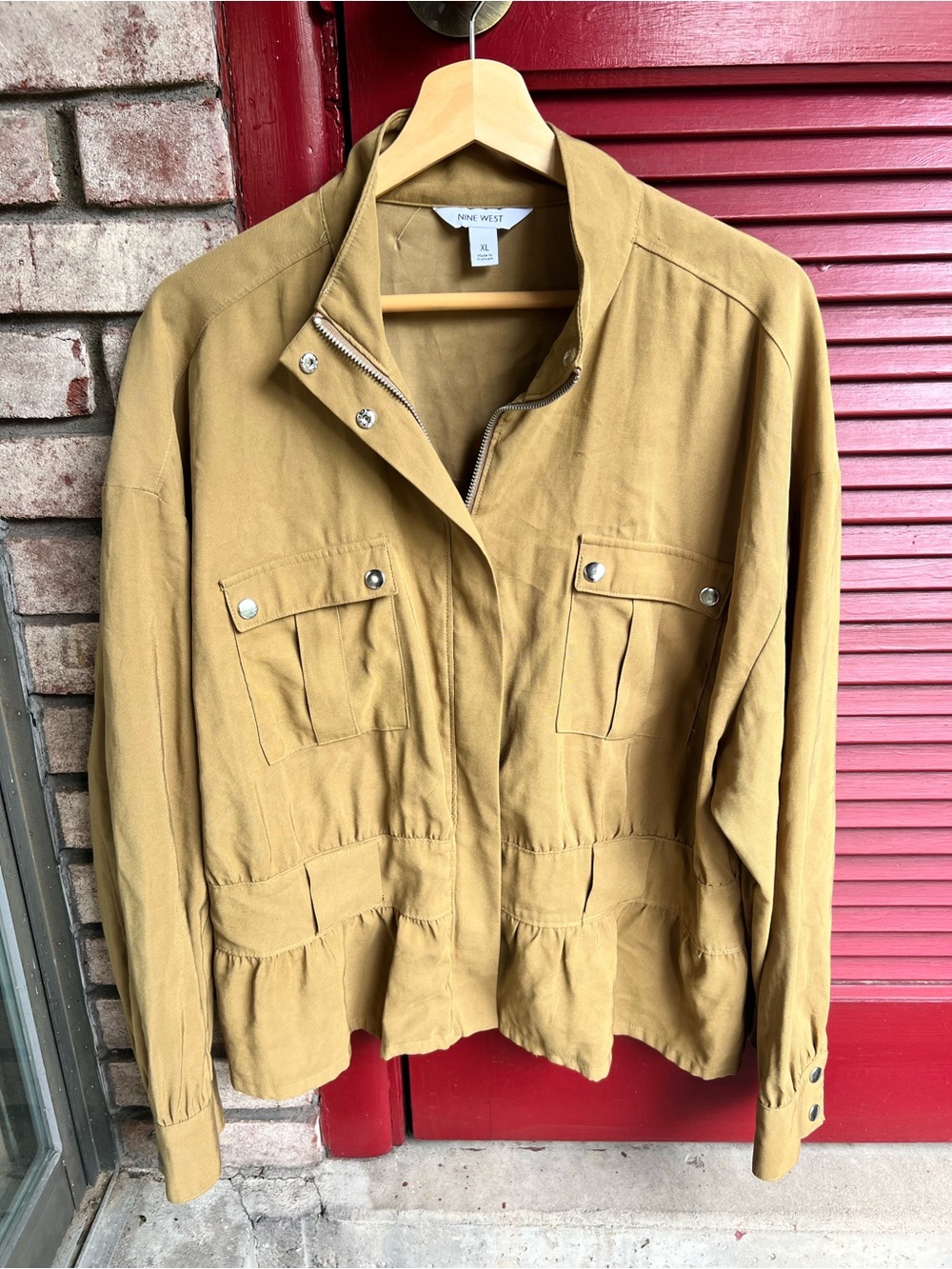 Nine West Lightweight Utility Jacket Extra Large